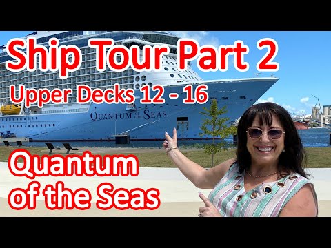 Thumbnail for Royal Caribbean Quantum of the Seas Ship Tour Part 2 - Upper Decks, Decks 12 - 16