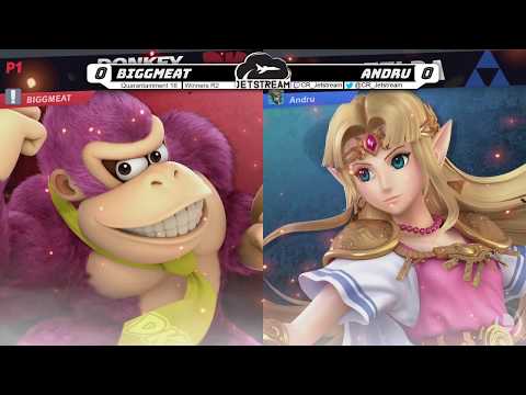 Quarantainment 16 Winners R2 - Andru (Zelda) Vs. BIGGMEAT (DK) Smash Ultimate - SSBU