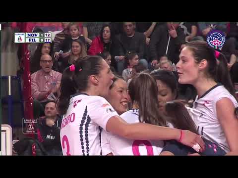 Highlights, 6a Giornata: Igor Gorgonzola Novara - Lardini Filottrano 3-1