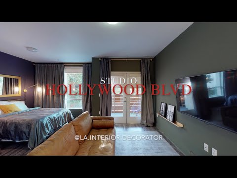 Virtual Tour of a Studio at the Alaya apartment located on Hollywood Blvd, Los Angeles, California