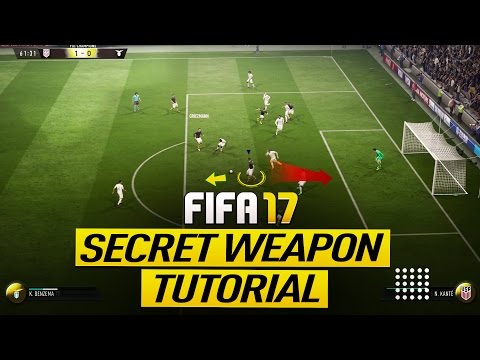 FIFA 17 MY SECRET ATTACKING WEAPON TUTORIAL - HOW TO CREATE GOAL CHANCES in ULTIMATE TEAM - TRICKS