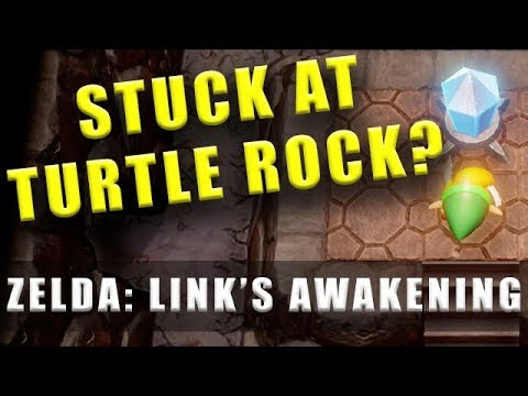 The Legend of Zelda Link's Awakening Switch Turtle Rock stuck Crystal Switch, small keys, Nightmare