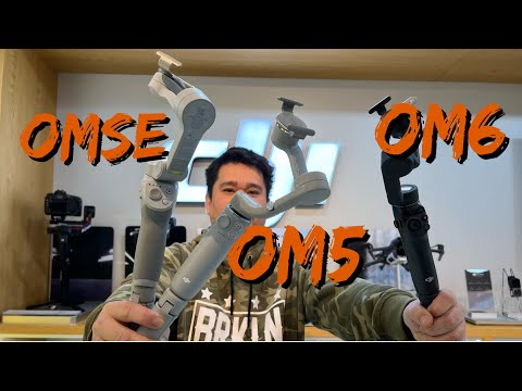 DJI OSMO MOBILE QUICK COMPARISON OSMO MOBILE SE vs OSMO MOBILE 5 vs OSMO MOBILE 6