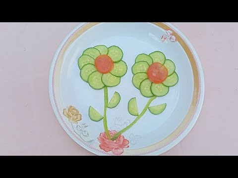 Beautiful And Easy Salad Decorations By Adeeba's kitchen 🫕🔪