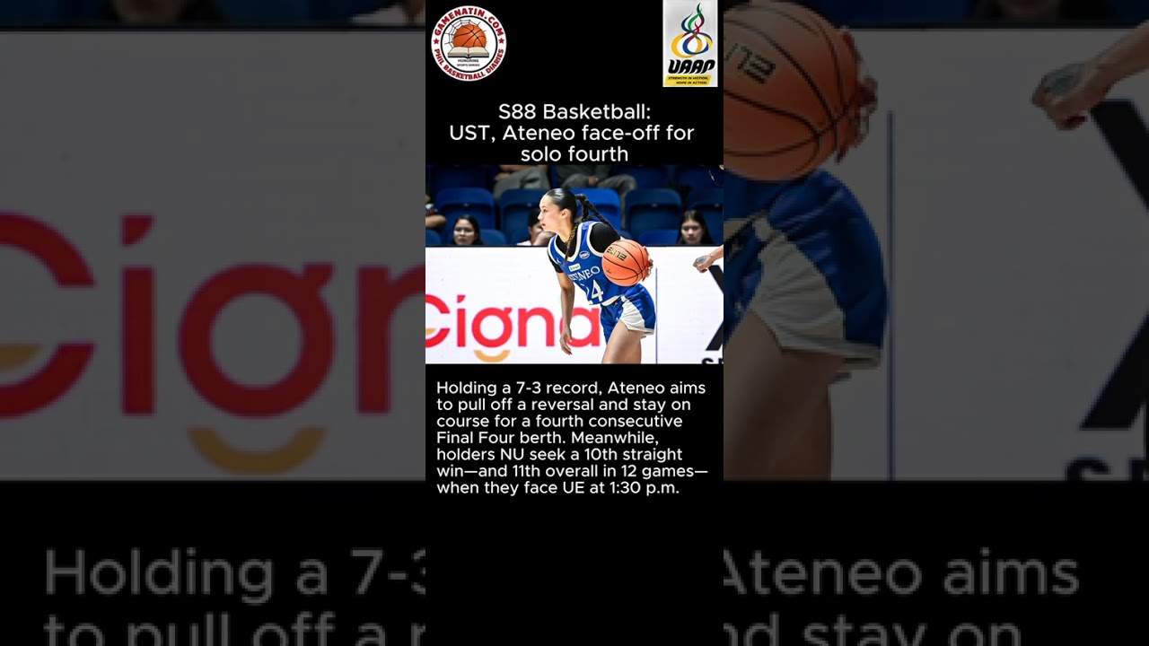 UAAP Basketball: UST-Ateneo rematch on November 15; NU tries to nail down twice-to-beat slot