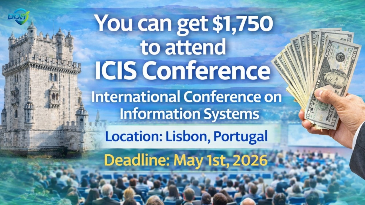 You can get $1,750 to attend ICIS Conference I International Conference on Information Systems