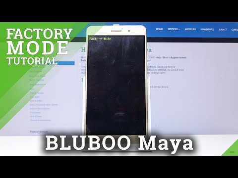 How to Open Factory Mode in BLUBOO Maya – Factory Test Features