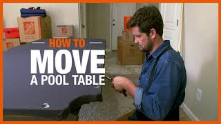 How to Move a Pool Table | The Home Depot