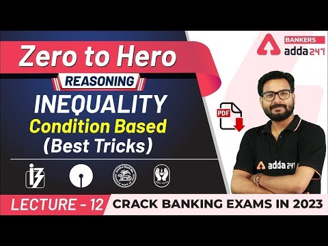 Conditional Inequality | Best Reasoning Tricks | Adda247 Banking Classes | Lec #12