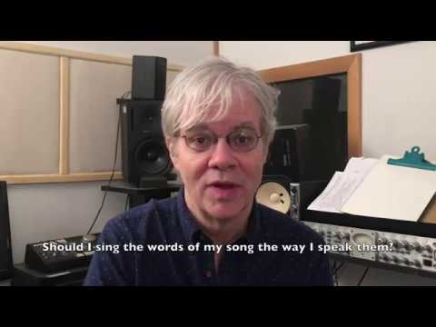 Ask Tony: Should I Sing The Words Of My Song The Way I Speak Them?