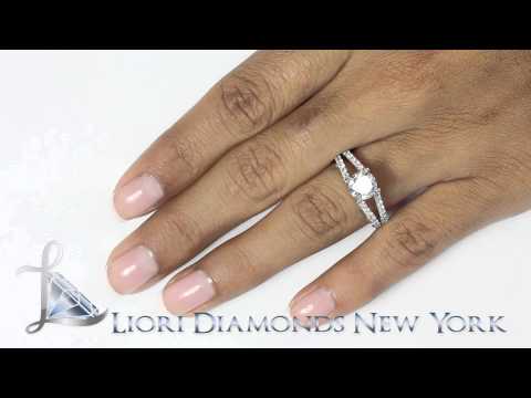ER-1144 - 2.03 Carat F-SI1 Certified Natural Round Diamond Engagement Ring 18k White Gold