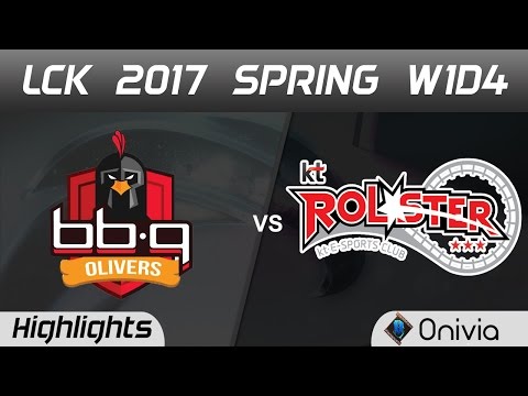 BBQ vs KT Rolster Highlights Game 2 LCK Spring 2017 W1D4 BBQ Olivers vs KT Rolster