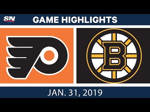 NHL Highlights | Flyers vs. Bruins - Jan. 31, 2019