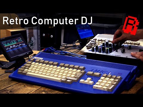 Commodore Amiga DJ Setup | "Rave in the Cave" | Show & Tell (Part 1 of 2)