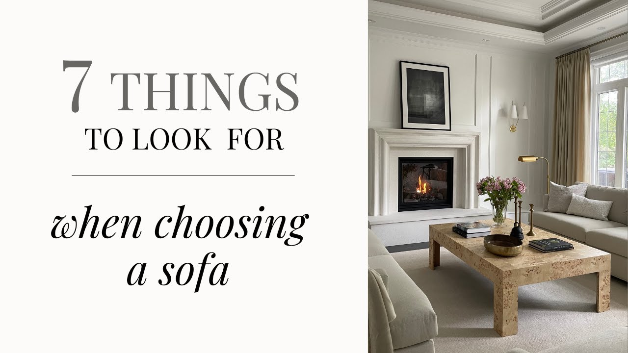 How To Choose a Sofa