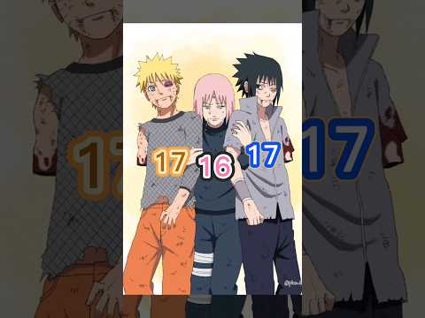 Naruto Uzumaki, Sakura haruno, Sasuke Uchiha Evolution #sakamachi