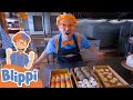 Blippi Visits A Bakery Bakes Tasty Treats Educational Videos For Kids