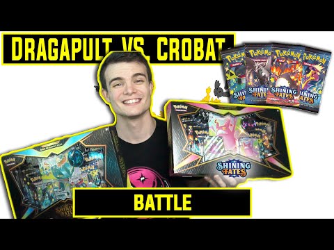 **Shining Fates Premium Collection Boxes** Shiny Dragapult VMAX Vs Shiny Crobat VMAX *ERROR PACK!!*