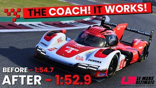 LMU | Le Mans Ultimate | Using 'The Coach' to get FASTER, quicker!