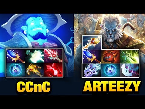 Arteezy vs CCnC - All Team Aghanim's Scepter vs Full Item Cancer Lancer Dota 2