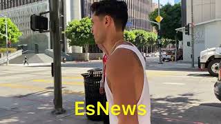 RYAN GARCIA EXCLUSIVE - 24 HOURS TO FIGHT NIGHT MORNING OF WEIGH IS IN GREAT SPIRITS