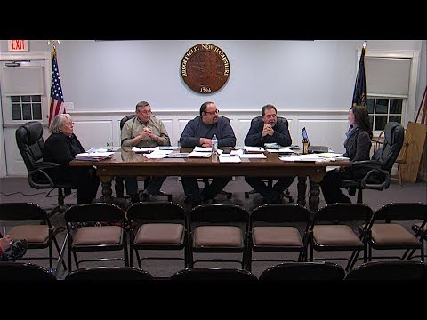 Brookfield NH Selectmen 1/22/19