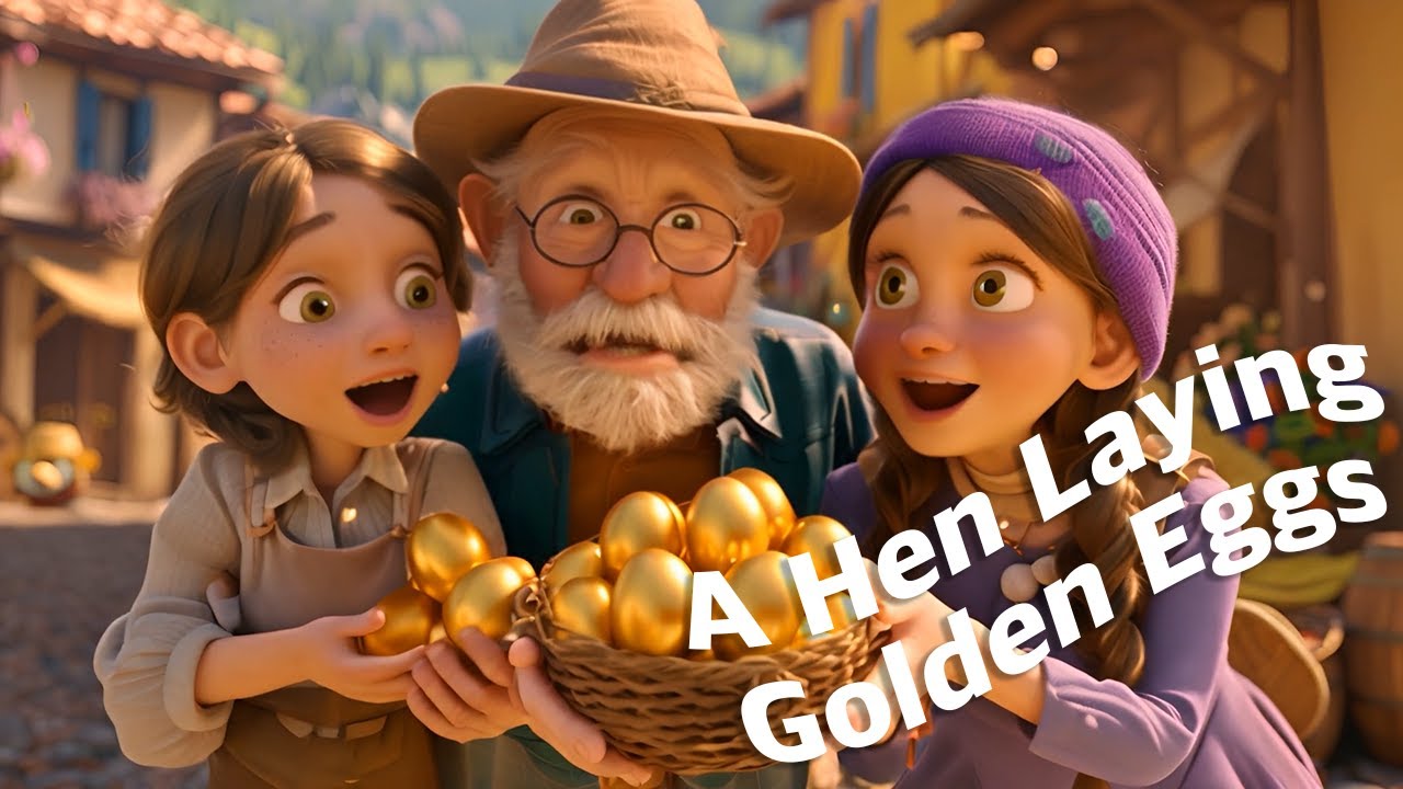 A Hen Laying Golden Eggs : An AI-Enhanced Adaptation of Aesop's Fable.