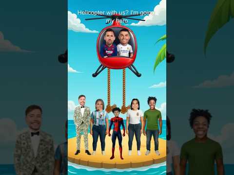 Ronaldo y Messi en el helicóptero 🚁 ¿Quién subirá al final? 😂 #shorts #ronaldo