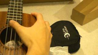 Video thumbnail for Luna Ukulele - Tenor Tattoo - Unboxing by MYang