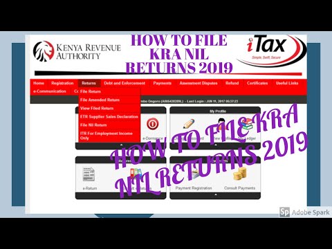 , title : 'HOW TO FILE KRA NIL RETURNS 2019'