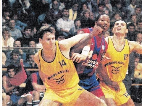 F4 1989 SEMIFINAL: JUGOPLASTIKA-BARCELONA 87-77 (ΕΡΤ,4/4/89)
