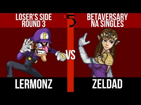 Betaversary NA Loser's: Lermonz (Waluigi) vs. Zeldad (Zelda) - SSF2 Tournament