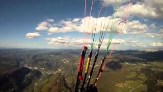 preview picture of video 'Parapente,Septmoncel 03-05-2012 cross de 16Km'