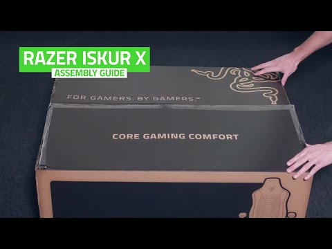 Ergonominė Žaidimų kėdė Razer Iskur X XL Gaming Chair, Juoda-žalia video