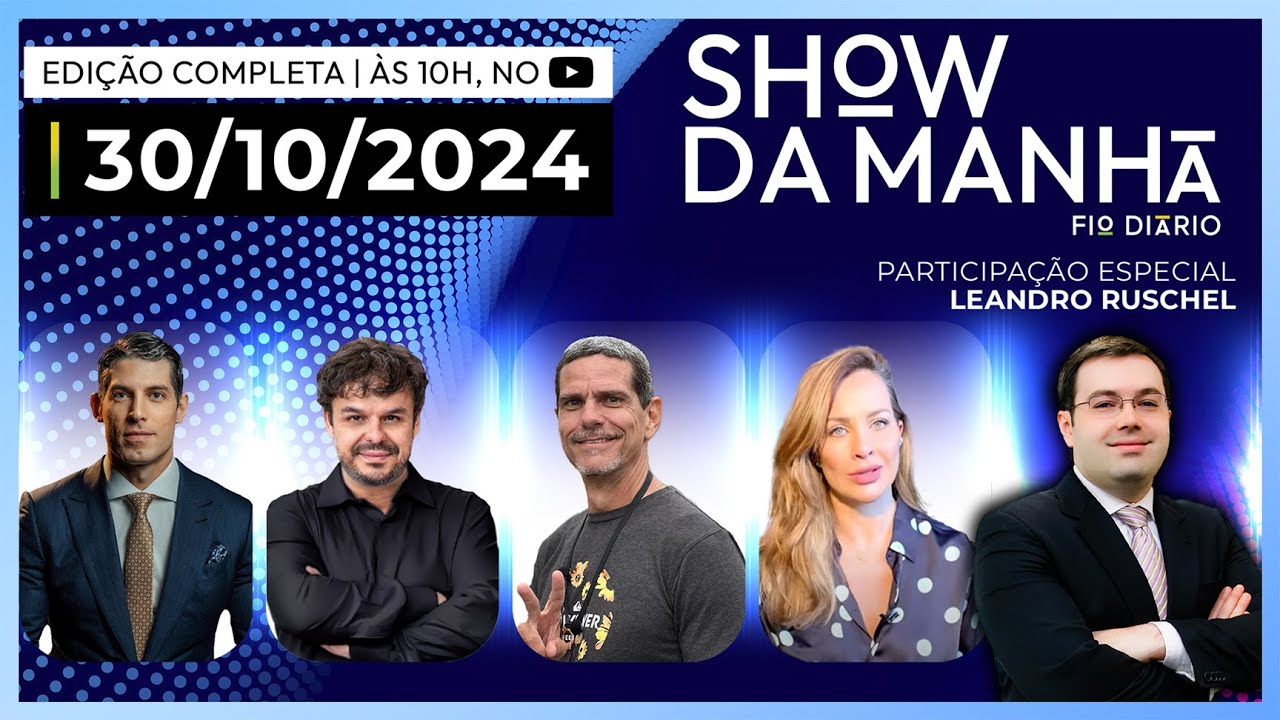 SHOW DA MANHÃ-MARCO ANTÔNIO COSTA,ADRILLES,DIDI RED PILL,KARINA MICHELIN E LEANDRO RUSCHEL-30/10/24