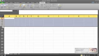 Excel make columns or rows the same size