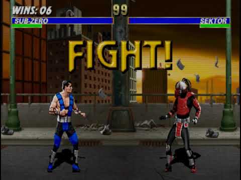 Mortal Kombat 3 Arcade - Sub-Zero Playthrough