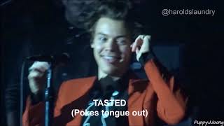 Harry Styles hints at the missing lyrics in Medicine: &quot;TASTED&quot; and &quot;RIDE IT&quot;