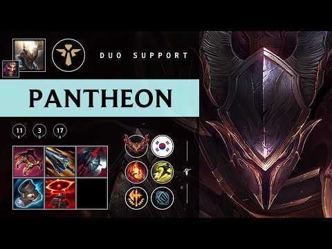Pantheon Support vs Nautilus - KR Grandmaster Patch 25.23