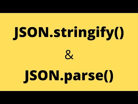 Json Stringify And Parse