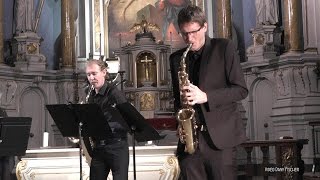 (4) Le quatuor Sax's de Boux le 17 10 2015 à l'église des Récollets Saverne - vidéo Dany Fischer