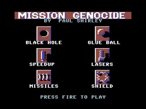 Mission Genocide Review for the Commodore 64 by John Gage