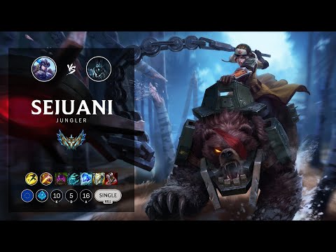Sejuani Jungle vs Karthus - EUW Challenger Patch 12.8