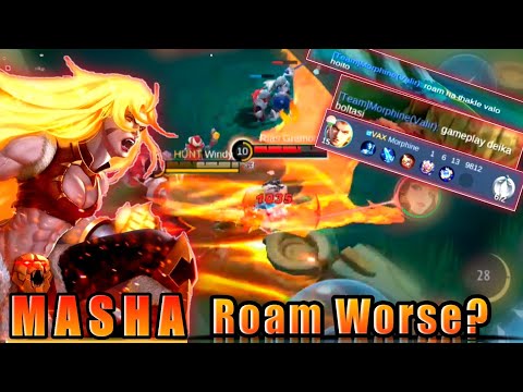 Killing is always better than giving mercy!! Masha Roam GamePlay||#mlbb