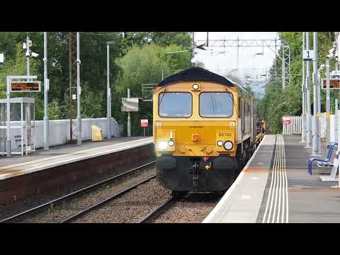 66740 (Sarah) passing Bowling with a train from Glen Douglas Mod Gbrf to Carlisle N Y
