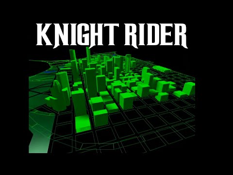 Knight Rider Animations - City Scan