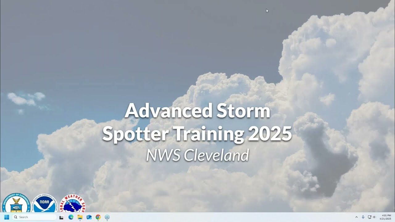 NWS Cleveland OH Advanced Spotter SKYWARN Class 2025