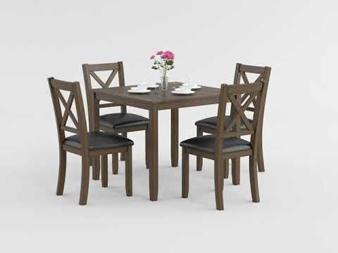 GMHH199E○fremlojle / フレムロジェ dinette ディネッ Jonette Dining Table Set - Set of 7 | Raymour & Flanigan