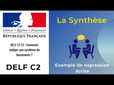 Secrets pour la synthèse dalf c1 |Comment rédiger une synthèse de document | dalf c1 preparation