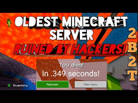 2B2T In 2022 Bedrock Edition (A Minecraft Anarchy Server Ruined By Hackers)